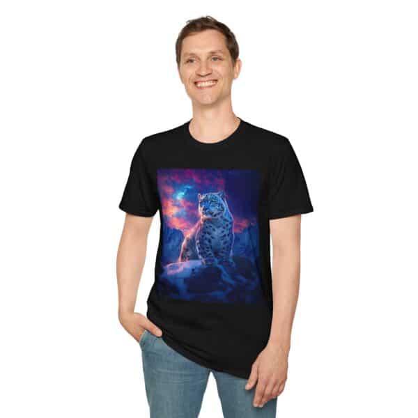 Snow Leopard I By Wyldesigns Unisex T-Shirt - Image 6