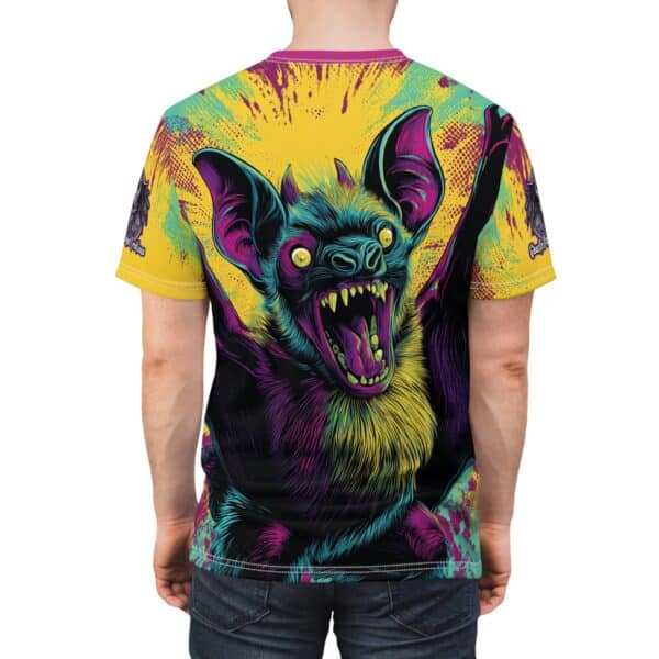 Vampire Bat Pop Art Style 60's Unisex Tee (AOP) - Image 32