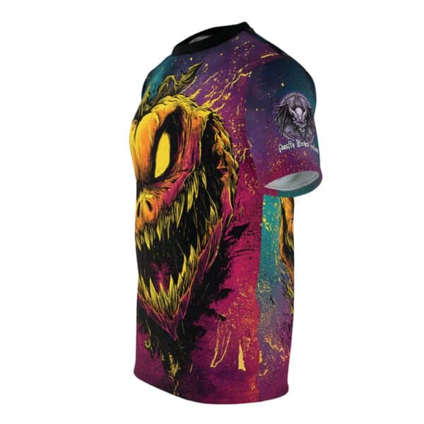 Evil Jack O' Lantern I Pop 60's Art Style Tee Unisex (AOP) - Image 17