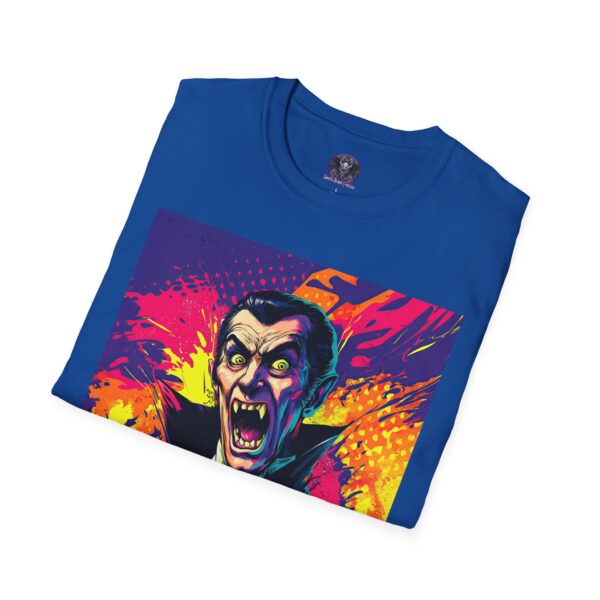 Dracula Pop Art 60's Style Unisex T-Shirt - Image 24