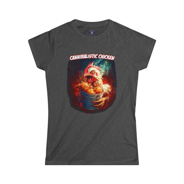 Cannibalistic Chicken Band Women's Softstyle Tee - Funny Graphic Shirt, Unique Gift for Food Lovers, Quirky Casual Wear, Perfect for [...] - Image 19