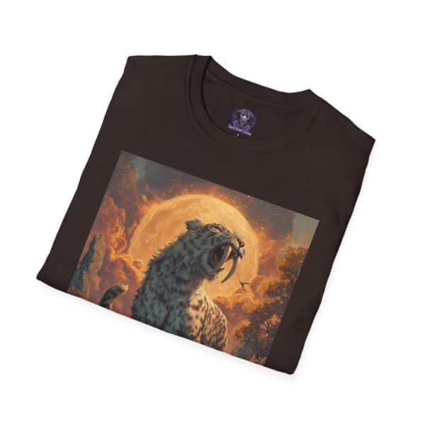Prehistoric Smilodon aka Sabre-Tooth Tiger VII Unisex T-Shirt, Graphic Tee, Unique Gift, Casual Wear - Image 20