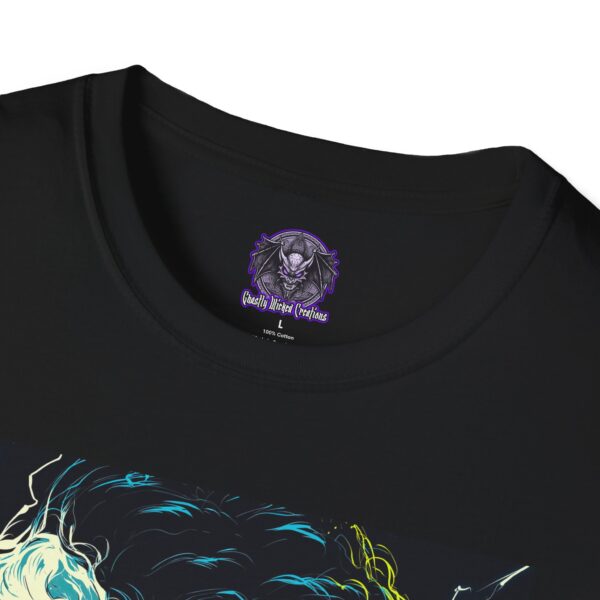 Bride Of Frankenstein Unisex T-Shirt, Graphic Tee, Unique Gift, Casual Wear - Image 3