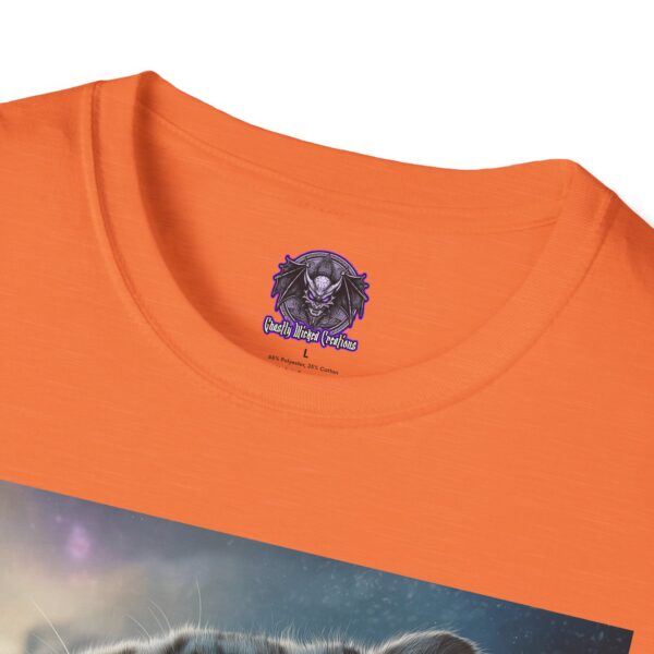 Snow Leopard V Profile By Wyldesigns Unisex T-Shirt - Image 11