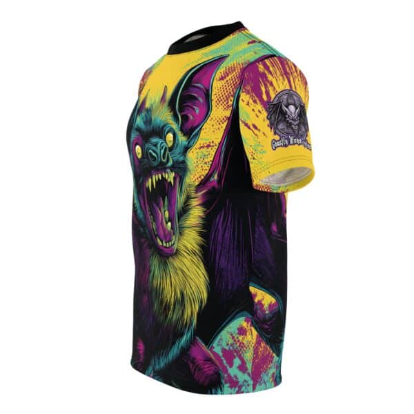 Vampire Bat Pop Art Style 60's Unisex Tee (AOP) - Image 17