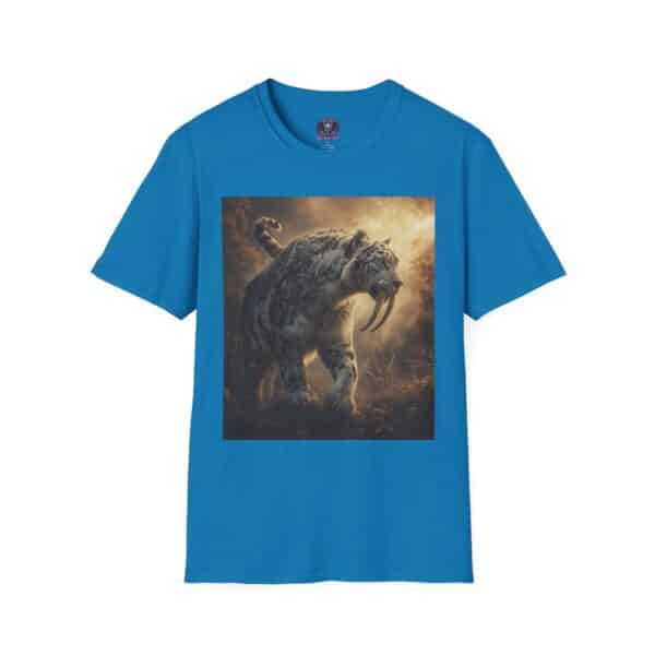 Prehistoric Smilodon aka Sabre-Tooth Tiger VIII Unisex T-Shirt, Graphic Tee, Unique Gift, Casual Wear - Image 29