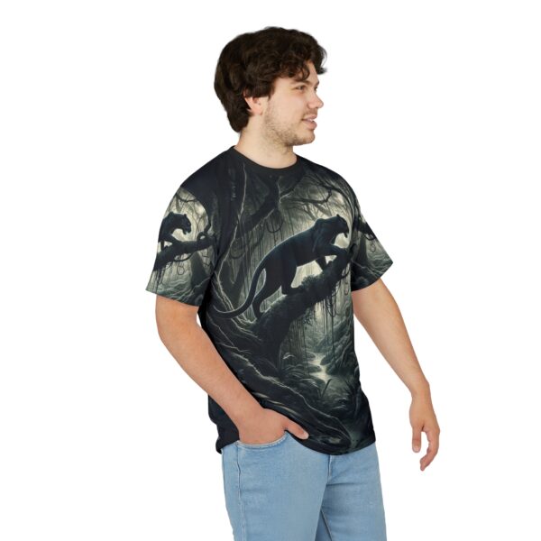 Black Panther WD-D002 By Wyldesigns Unisex Cut & Sew Tee (AOP) - Image 11