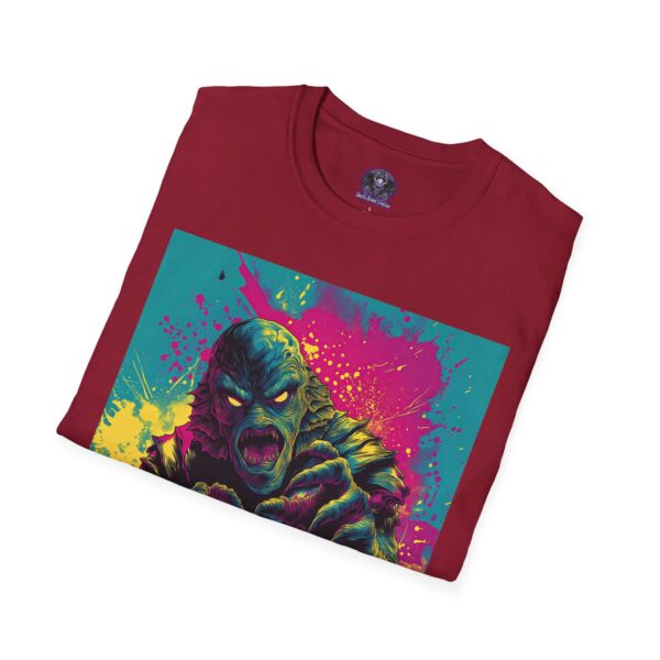 Creature From The Deep Pop Art 60's Style Unisex T-Shirt - Image 44