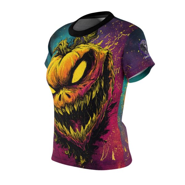 Evil Jack O' Lantern I Pop 60's Art Style Tee Women's (AOP) - Image 6