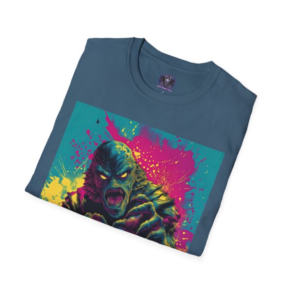 Creature From The Deep Pop Art 60's Style Unisex T-Shirt - Image 52