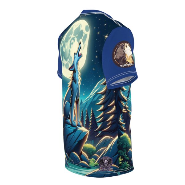 Howling Wolf Toon Style WD-D012 By Wyldesigns Unisex Cut & Sew Tee (AOP) - Image 18
