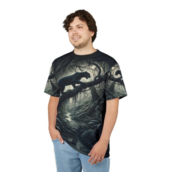 Black Panther WD-D002 By Wyldesigns Unisex Cut & Sew Tee (AOP) - Image 6