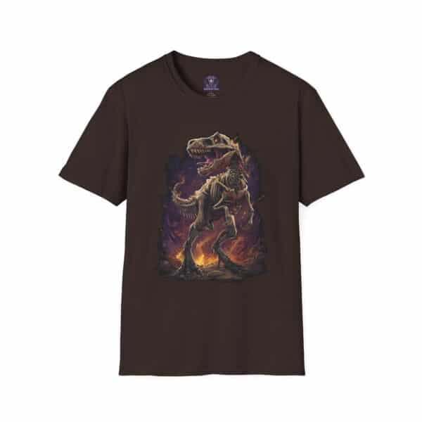 Skeleton T-Rex Unisex T-Shirt, Funny Graphic Tee, Unique Gift, Casual Wear, Tyrannosaurus - Image 17