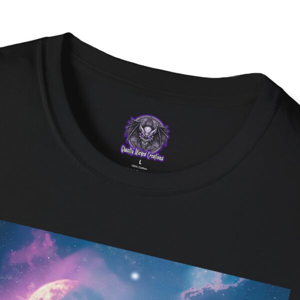 Snow Leopard II By Wyldesigns Unisex T-Shirt - Image 3