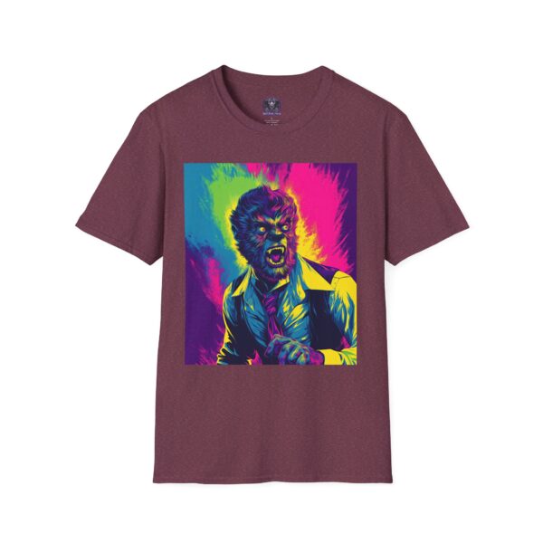 The Wolfman II Pop Art 60's Style Unisex T-Shirt - Image 45