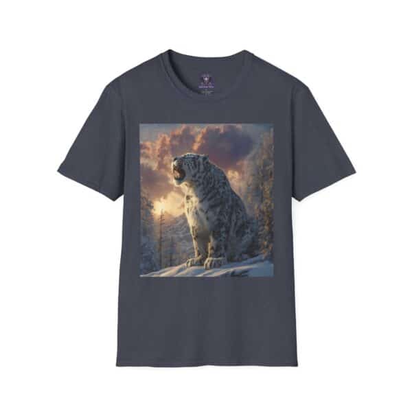 Snow Leopard III By Wyldesigns Unisex T-Shirt - Image 33