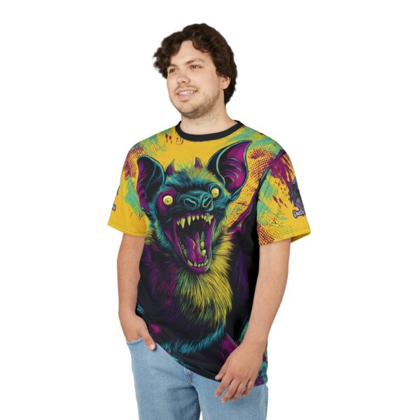 Vampire Bat Pop Art Style 60's Unisex Tee (AOP) - Image 10