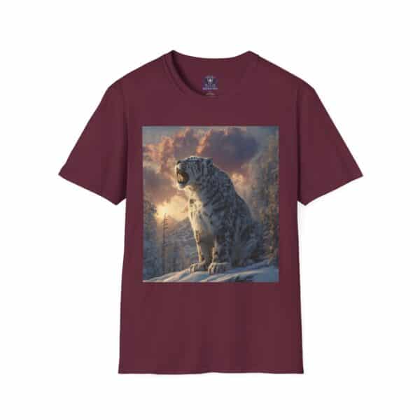Snow Leopard III By Wyldesigns Unisex T-Shirt - Image 53