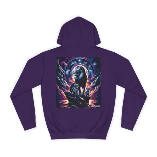 Cosmic Lion Family WD-D006 By Wyldesigns Unisex College Hoodie - Image 18