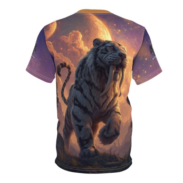 Prehistoric Smilodon aka Sabre-Tooth Tiger III Unisex Tee (AOP) - Image 22