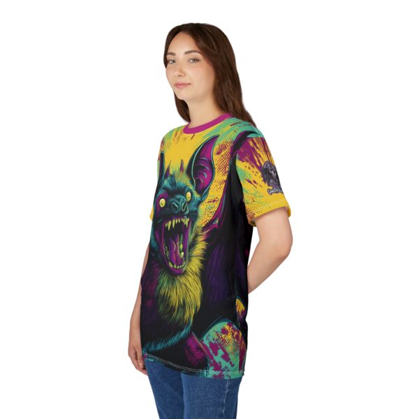 Vampire Bat Pop Art Style 60's Unisex Tee (AOP) - Image 38