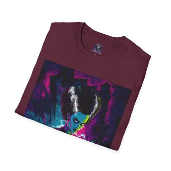 Bride of Frankenstein Pop Art 60's Style Unisex T-Shirt - Image 20