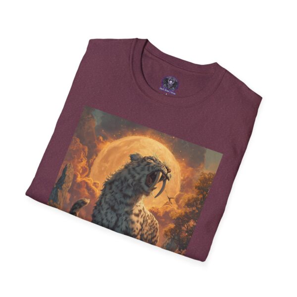 Prehistoric Smilodon aka Sabre-Tooth Tiger VII Unisex T-Shirt, Graphic Tee, Unique Gift, Casual Wear - Image 48