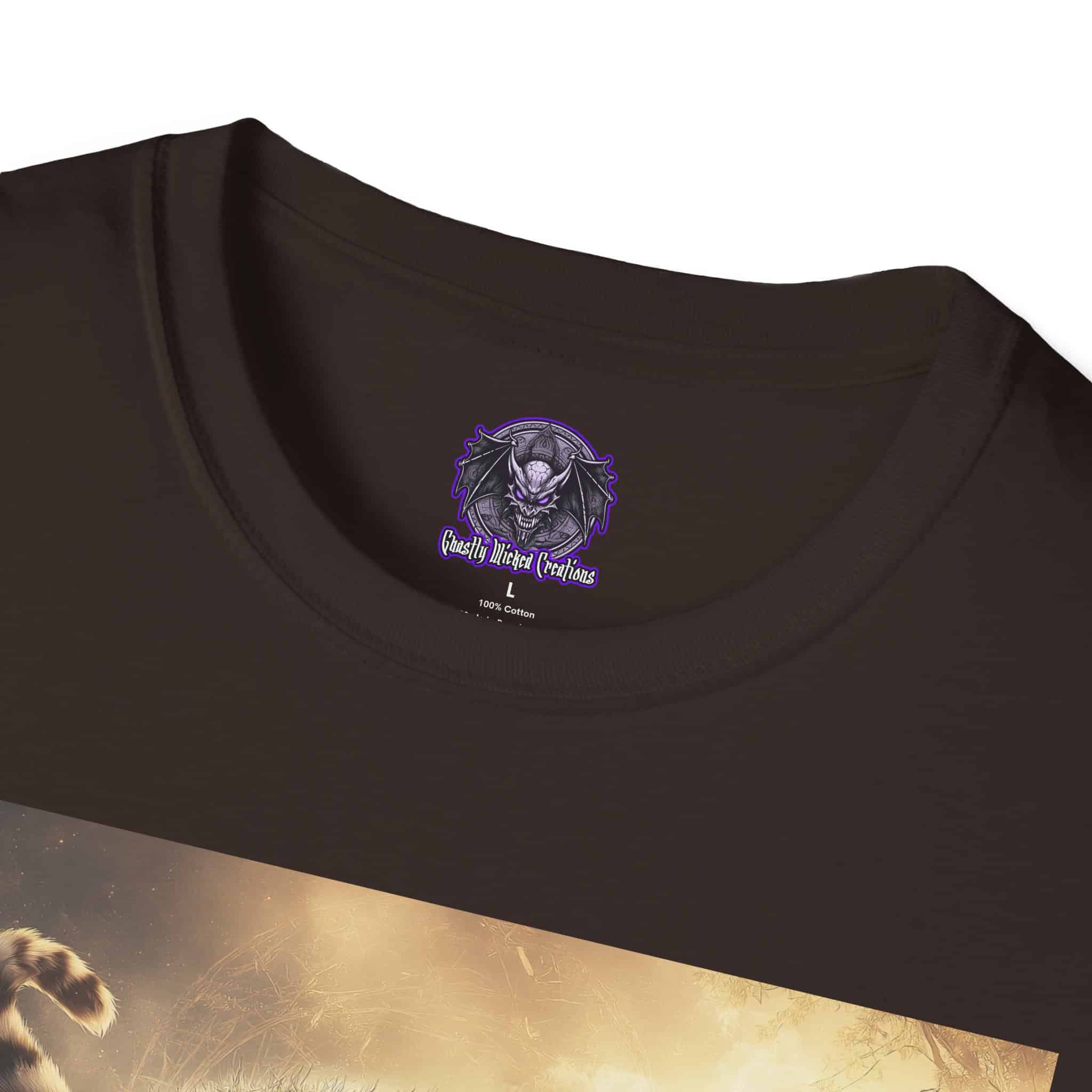 Prehistoric Smilodon aka Sabre-Tooth Tiger VIII Unisex T-Shirt, Graphic Tee, Unique Gift, Casual Wear - Image 19