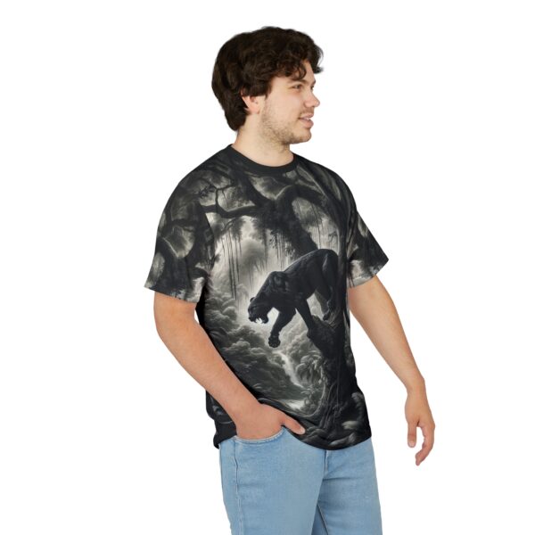 Black Panther WD-D003 By Wyldesigns Unisex Cut & Sew Tee (AOP) - Image 11