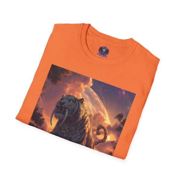 Prehistoric Smilodon aka Sabre-Tooth Tiger IV Unisex T-Shirt, Graphic Tee, Unique Gift, Casual Wear - Image 12