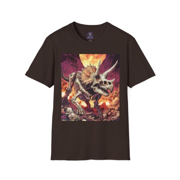 Prehistoric Skeletal Triceratops II Unisex T-Shirt, Graphic Tee, Unique Gift, Casual Wear - Image 17