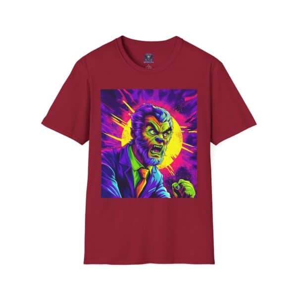 The Wolfman Pop Art 60's Style Unisex T-Shirt - Image 37