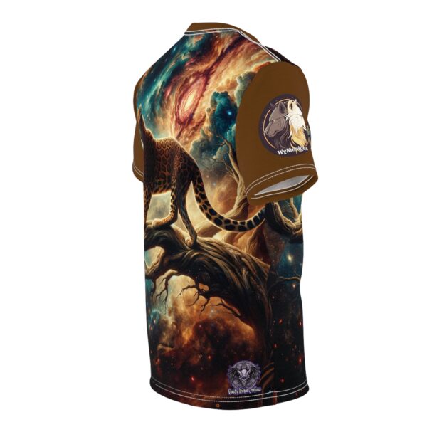 Cosmic Leopard WD-D011 By Wyldesigns Unisex Cut & Sew Tee (AOP) - Image 18