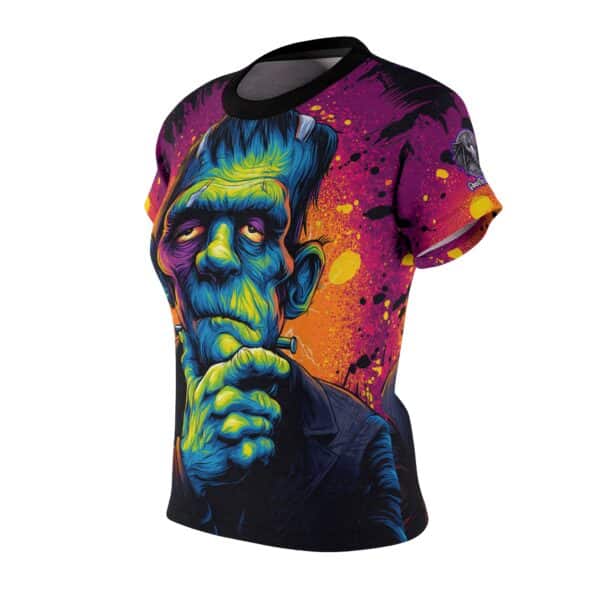 Frankenstein II Pop 60's Art Style Tee Women's (AOP) - Image 6