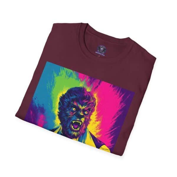 The Wolfman II Pop Art 60's Style Unisex T-Shirt - Image 16