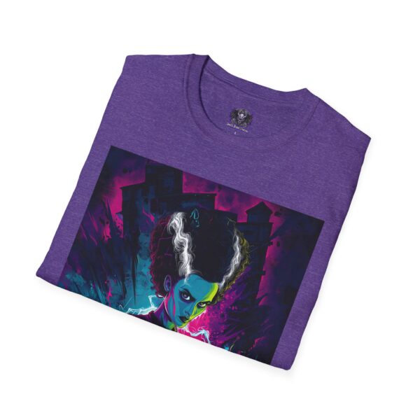 Bride of Frankenstein Pop Art 60's Style Unisex T-Shirt - Image 32