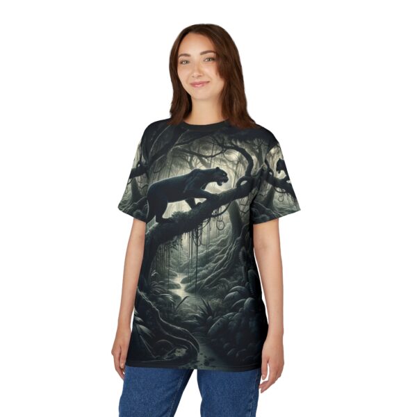 Black Panther WD-D002 By Wyldesigns Unisex Cut & Sew Tee (AOP) - Image 7