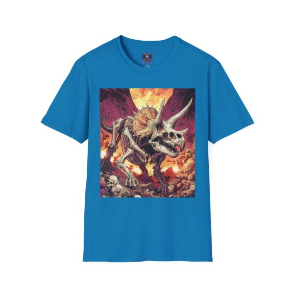 Prehistoric Skeletal Triceratops II Unisex T-Shirt, Graphic Tee, Unique Gift, Casual Wear - Image 29
