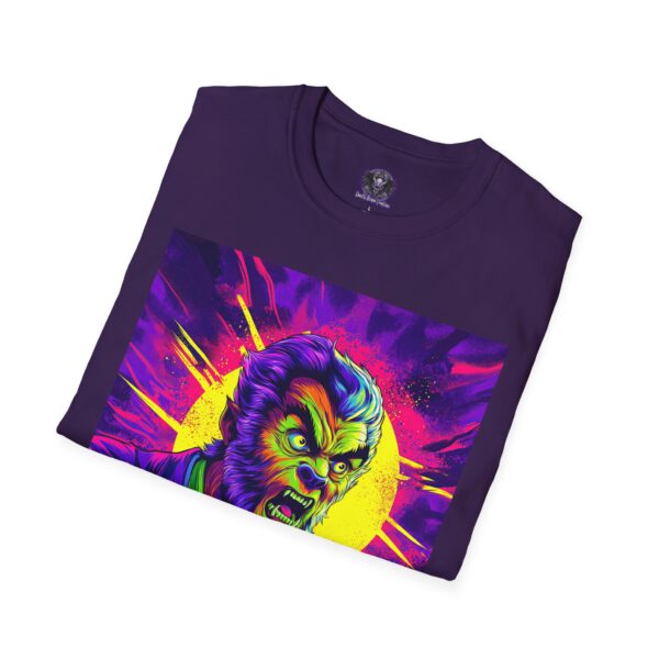 The Wolfman Pop Art 60's Style Unisex T-Shirt - Image 4