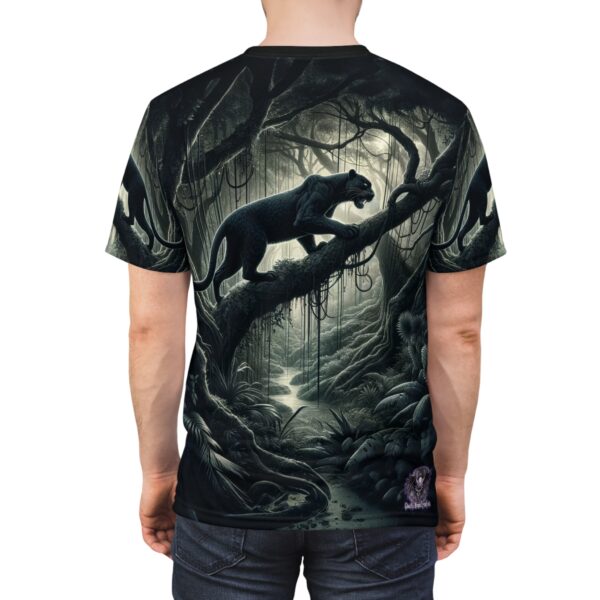 Black Panther WD-D002 By Wyldesigns Unisex Cut & Sew Tee (AOP) - Image 8