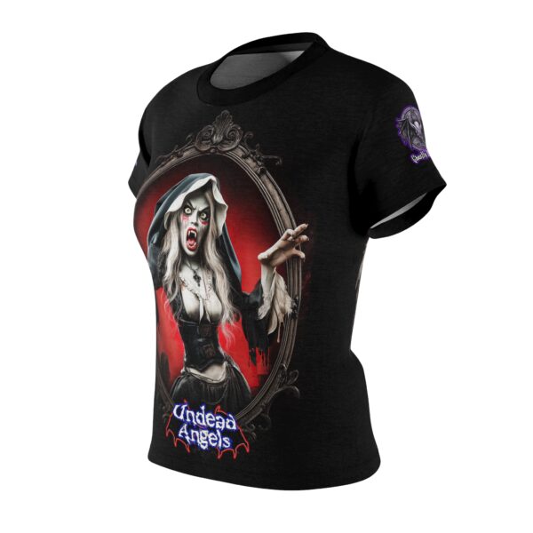 Undead Angels Vampire Pilgrim Chastity Tee Women's (AOP) - Image 3