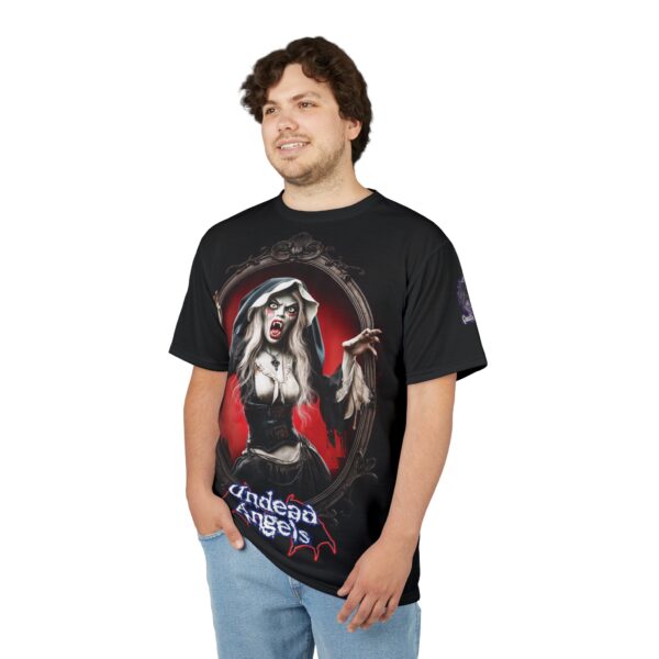 Undead Angels Vampire Pilgrim Chastity Tee Unisex (AOP) - Image 10