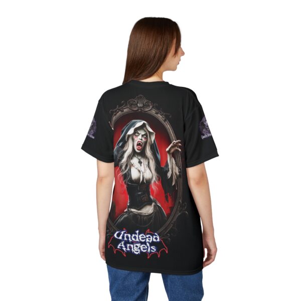 Undead Angels Vampire Pilgrim Chastity Tee Unisex (AOP) - Image 14