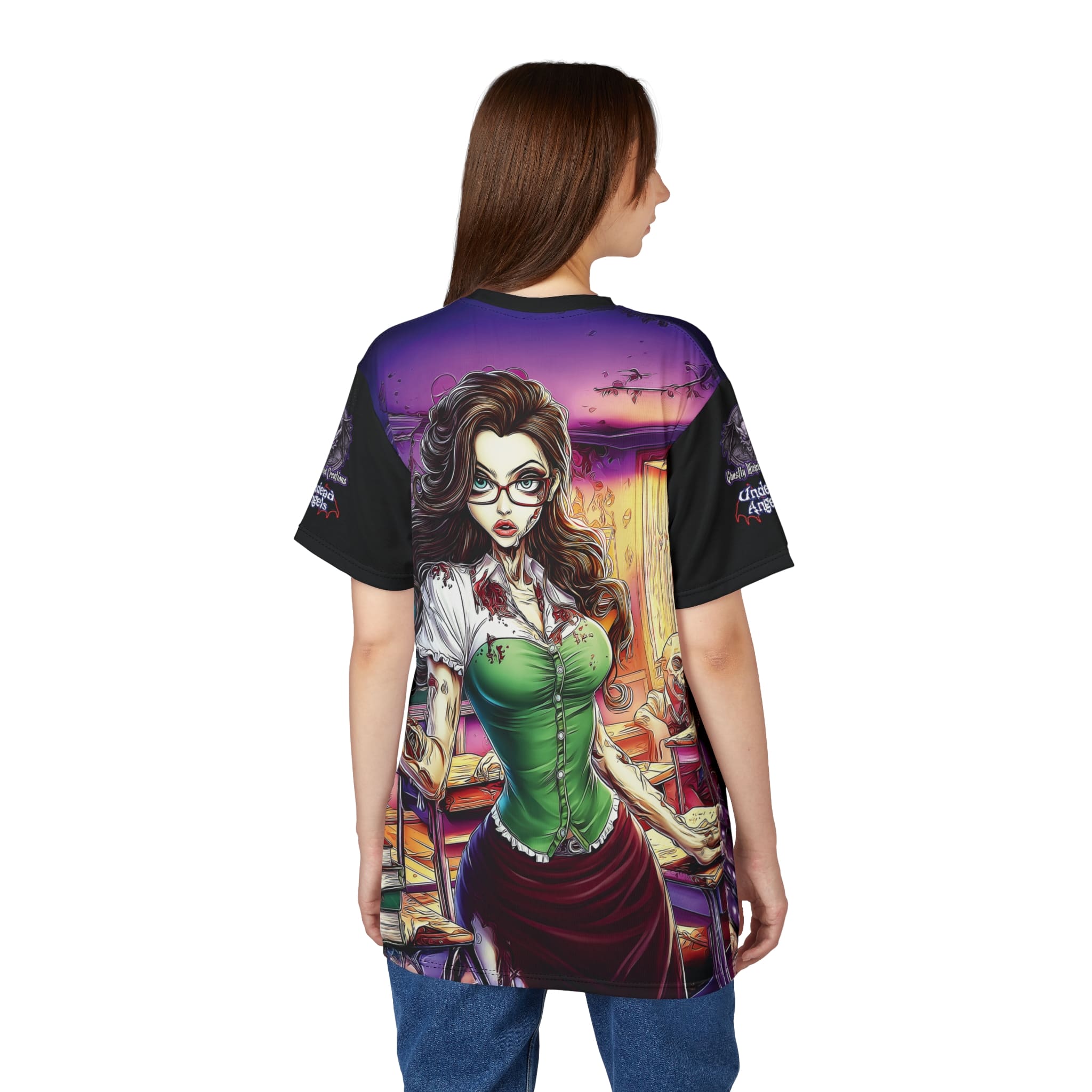 Undead Angels Teacher Charlotte Classic Reborn Style III Unisex (AOP) - Image 14