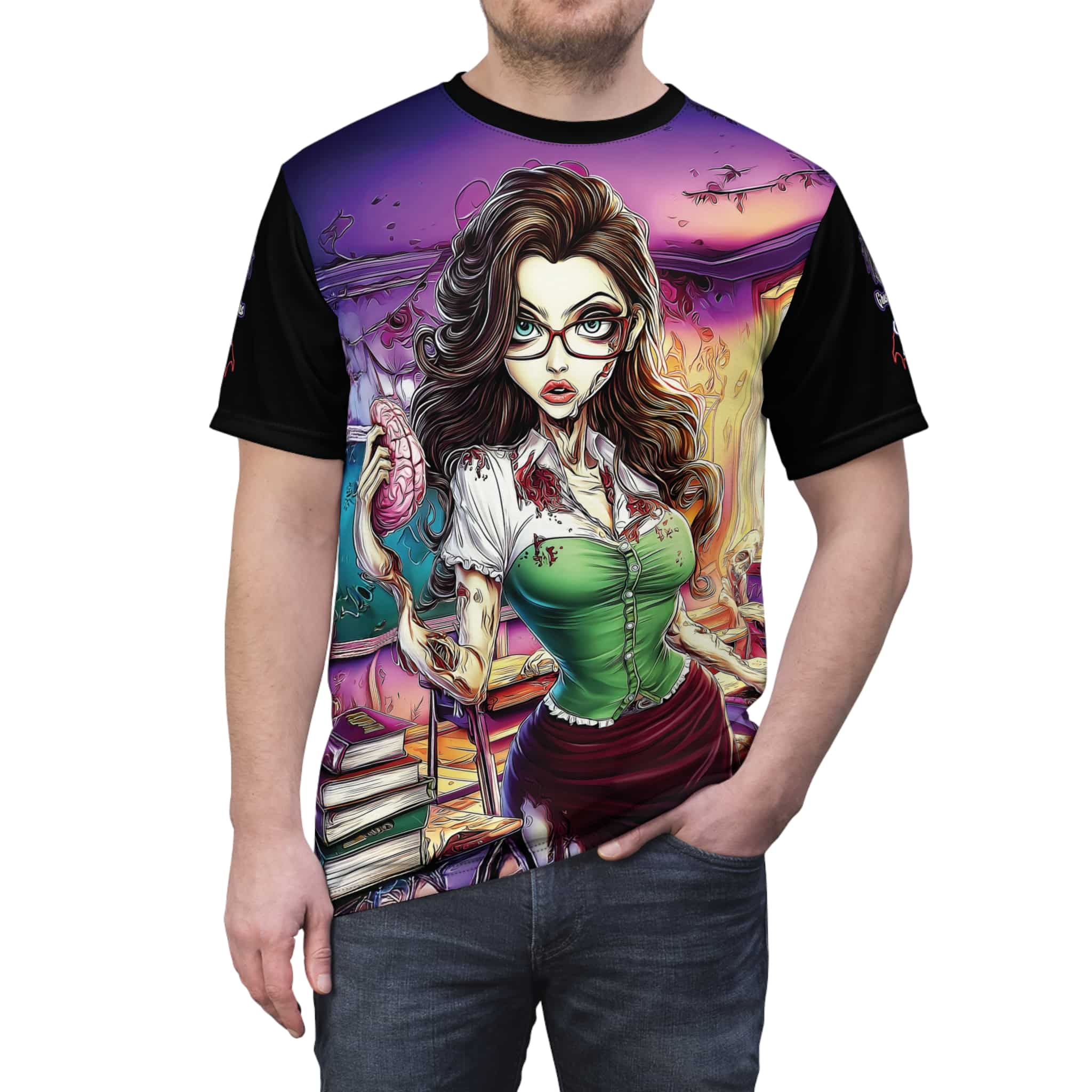 Undead Angels Teacher Charlotte Classic Reborn Style III Unisex (AOP) - Image 9