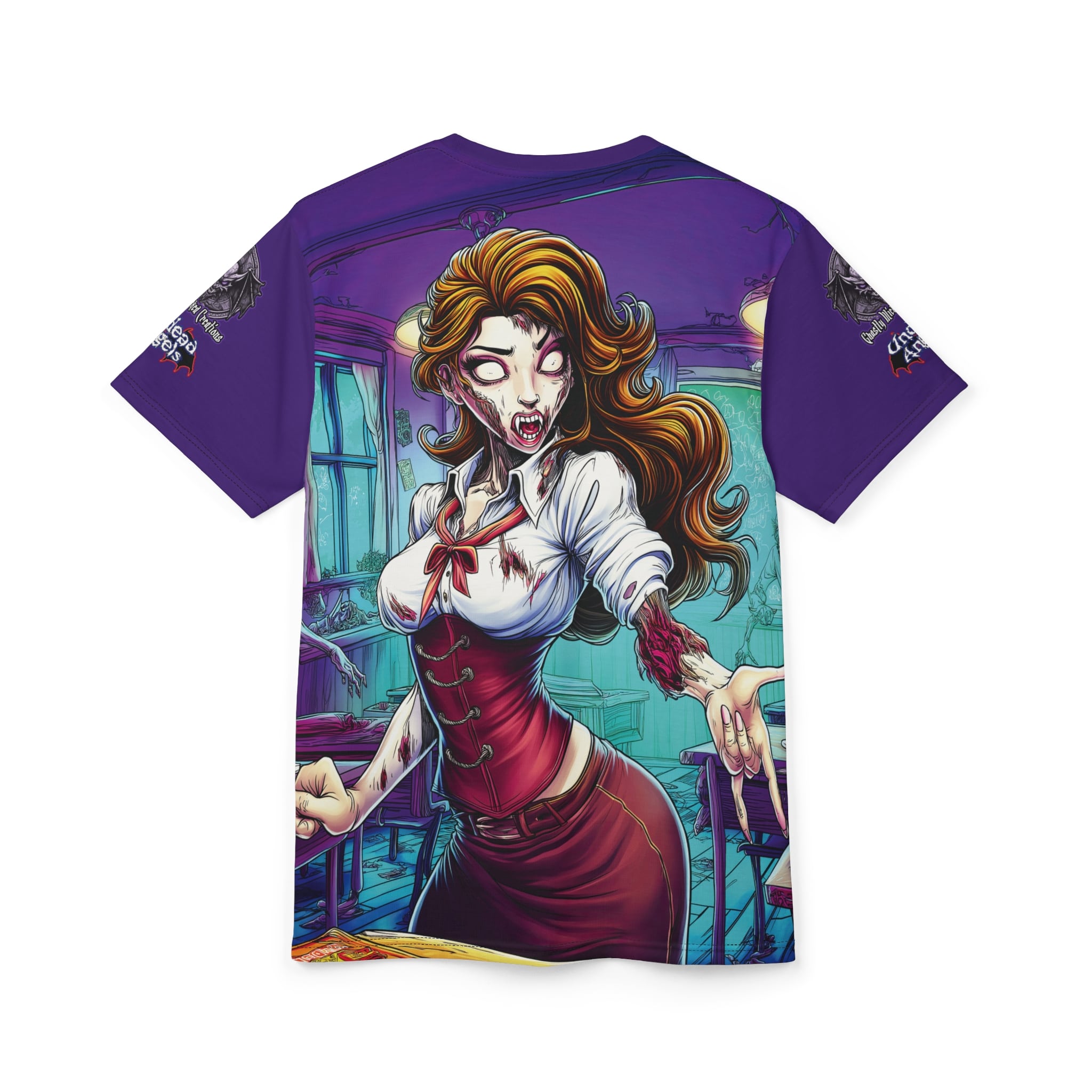 Undead Angels Teacher Charlotte Classic Reborn Style II Unisex (AOP) - Image 8