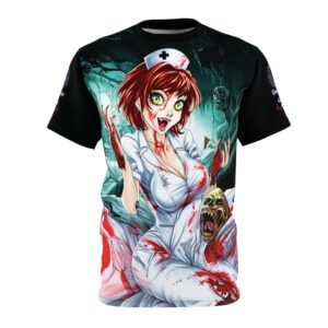 Undead Angels Zombie Nurse Abigail Classic Reborn Style Unisex (AOP)