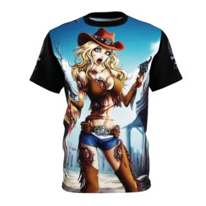 Undead Angels Zombie Cowgirl Cassidy Classic Reborn Style Unisex (AOP)