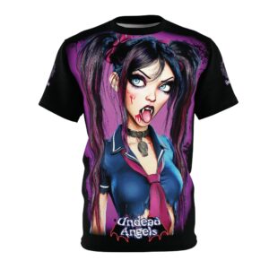 Undead Angels Schoolgirl Rachel Tee Unisex (AOP)