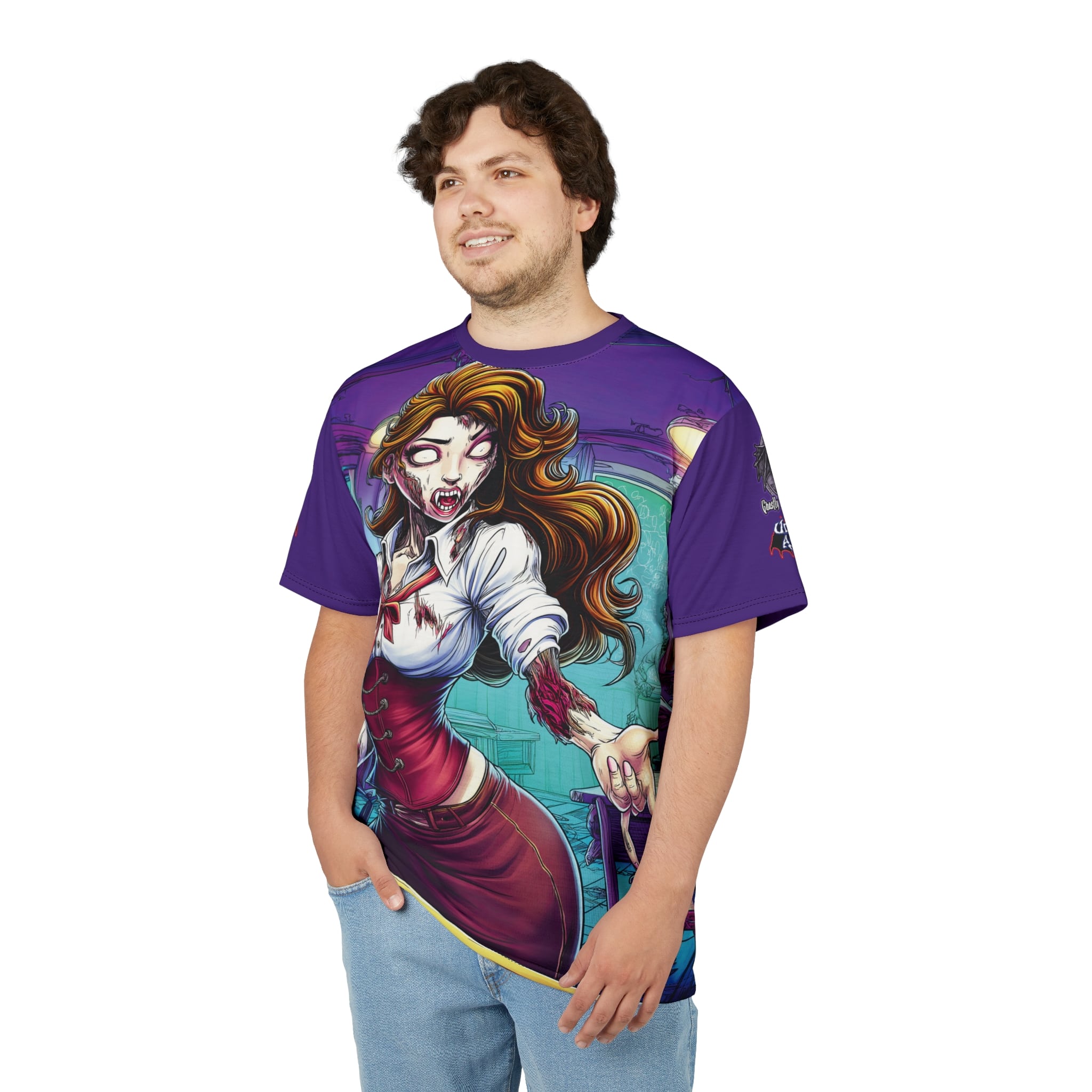 Undead Angels Teacher Charlotte Classic Reborn Style II Unisex (AOP) - Image 10